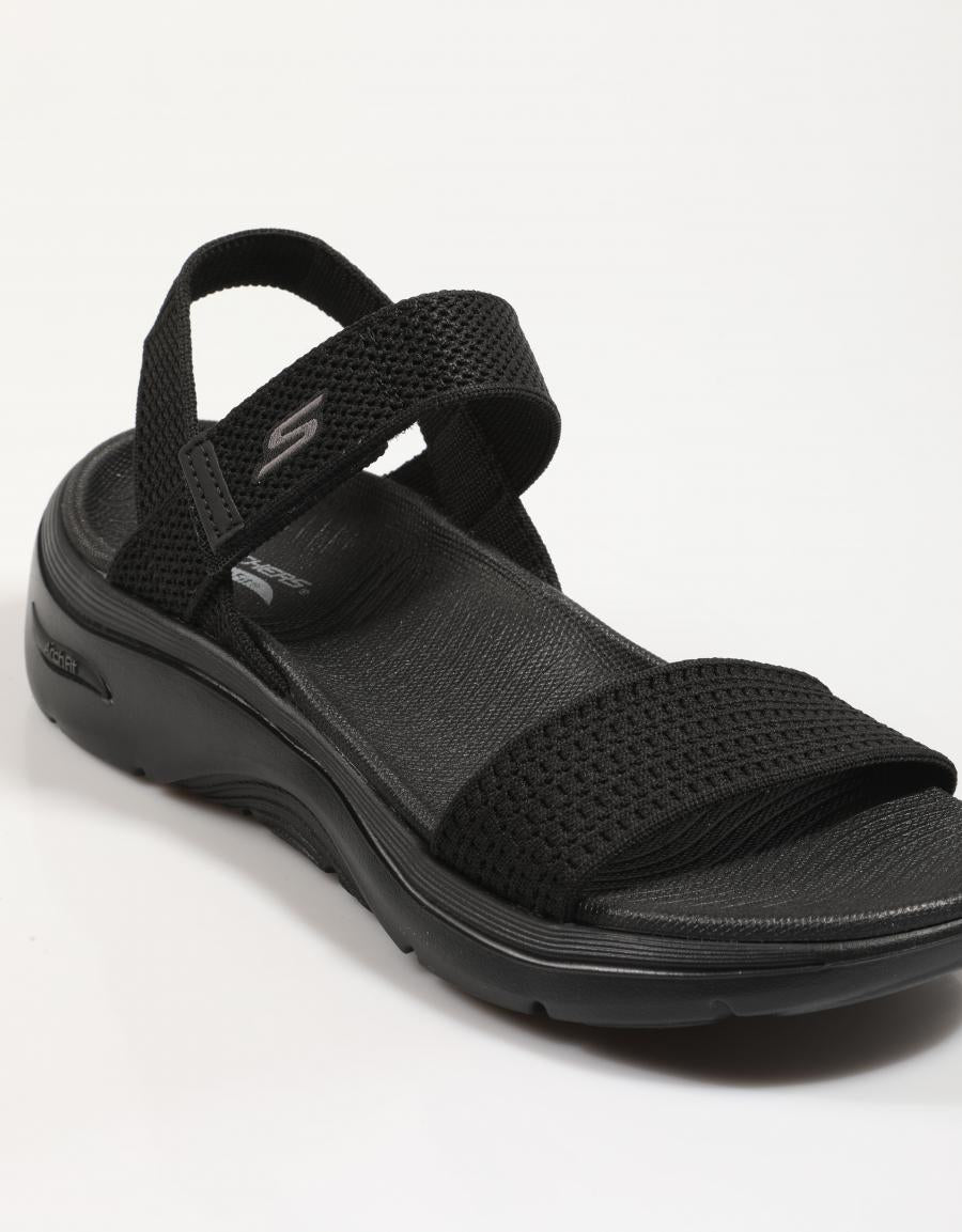 SANDALIAS SKECHERS 140874 en color Negro