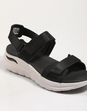 SANDALIAS SKECHERS 119465 en color Negro