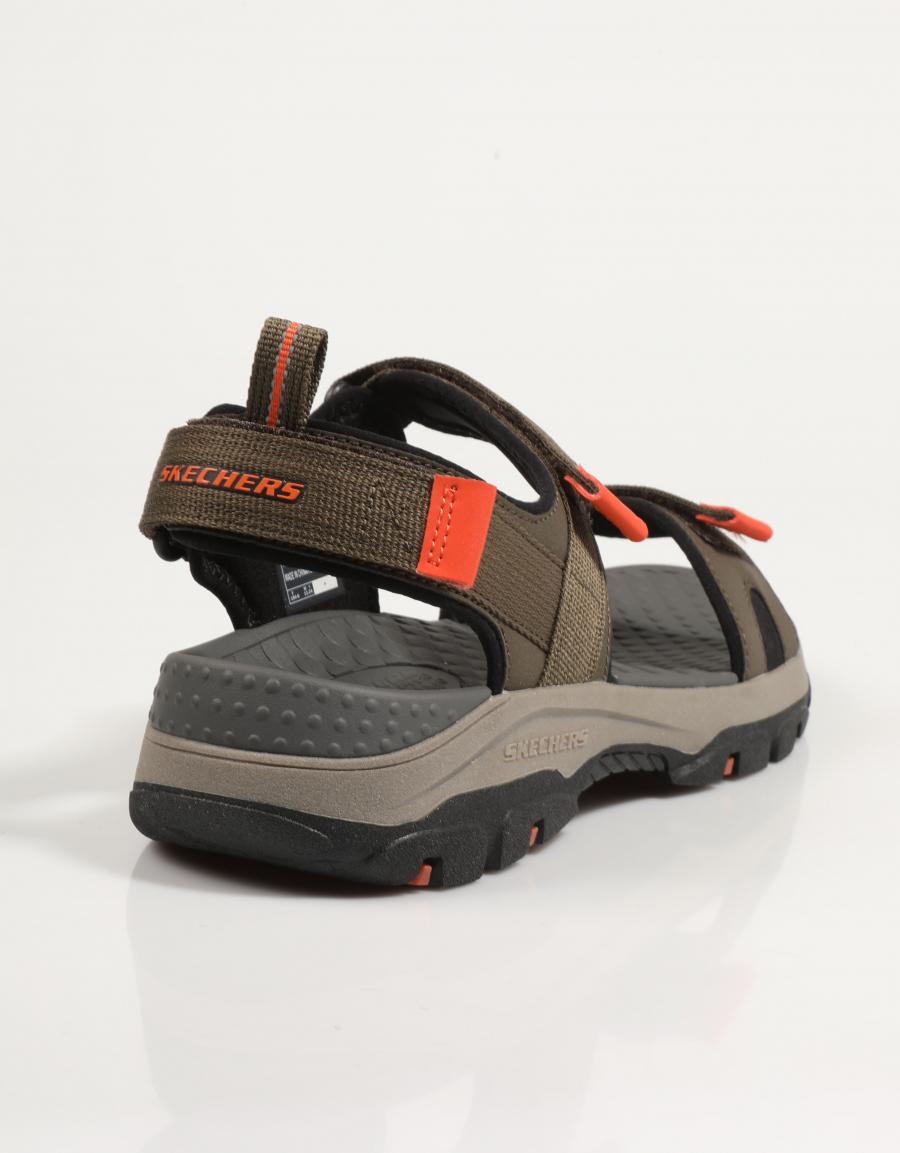 SANDALIAS SKECHERS 205112 en color Kaki