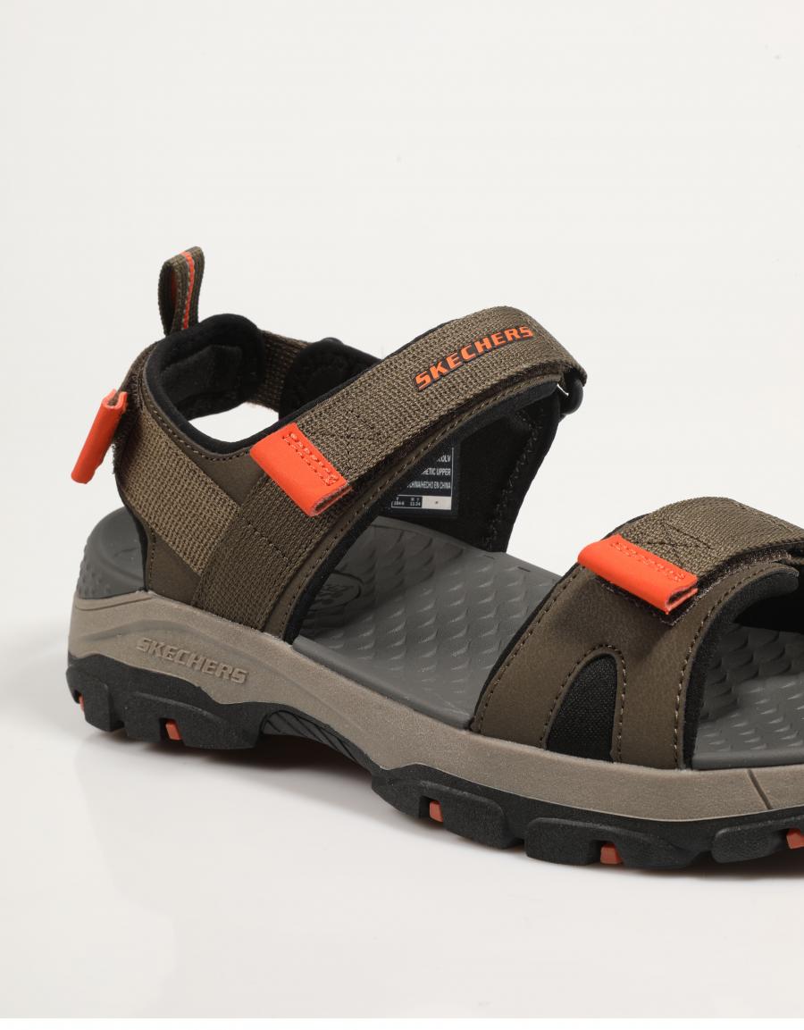 SANDALIAS SKECHERS 205112 en color Kaki
