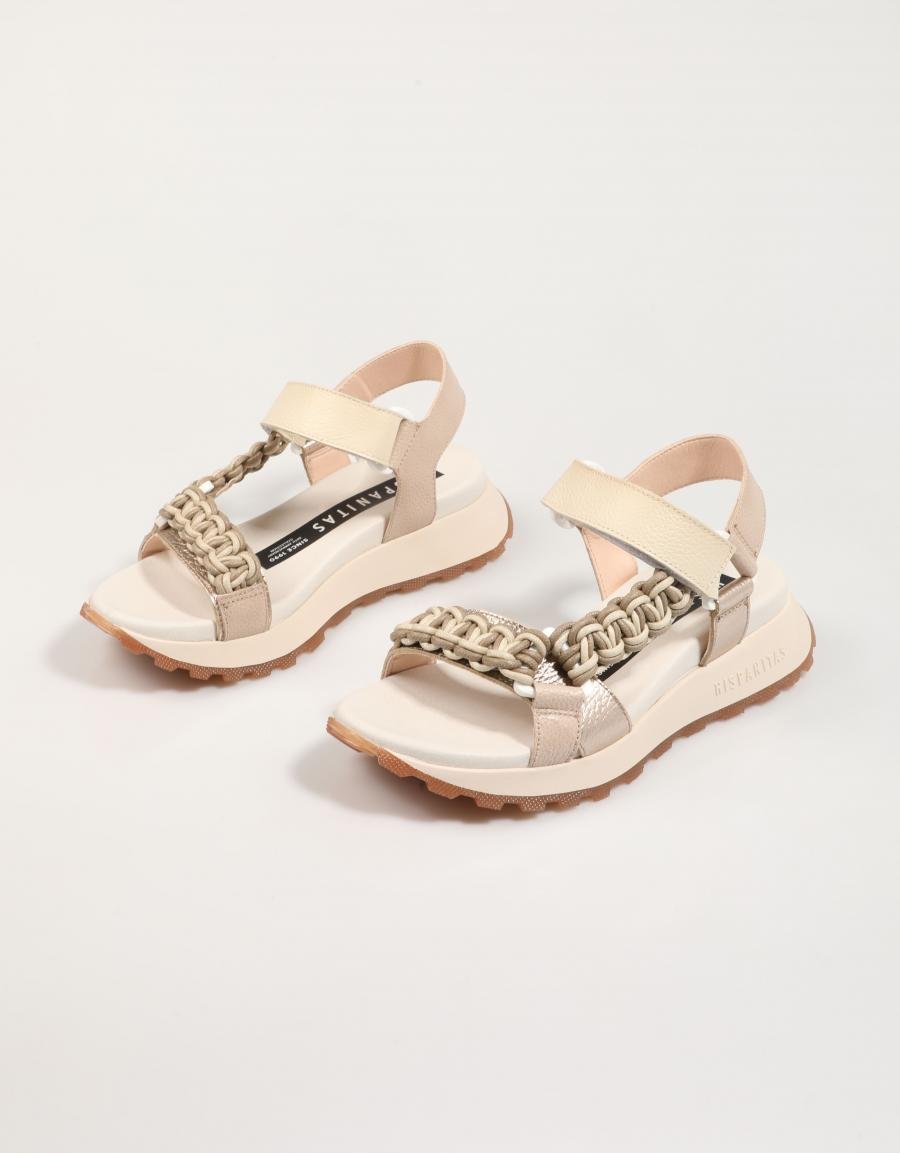 SANDALIAS HISPANITAS HV253898 en color Beige