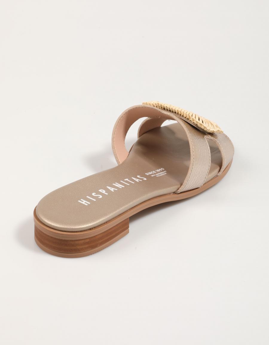 Sandales hispaniques HV253881 en couleur or