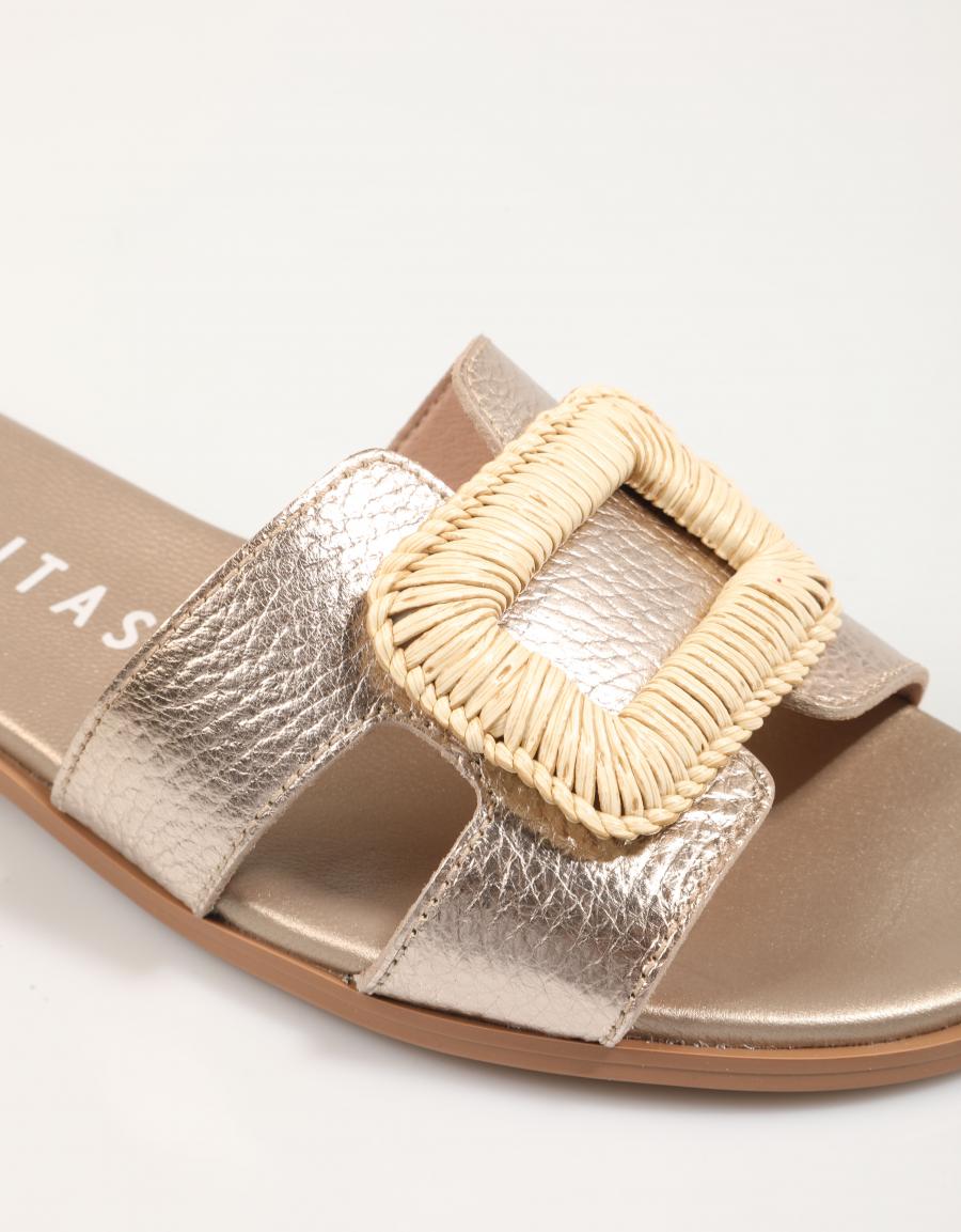 Sandales hispaniques HV253881 en couleur or