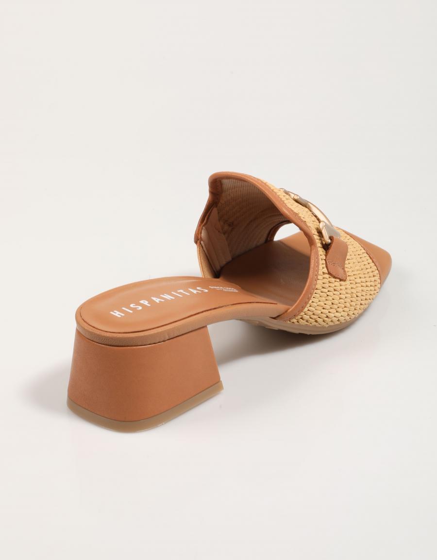 Sandales hispanites rhv254071 en couleur en cuir