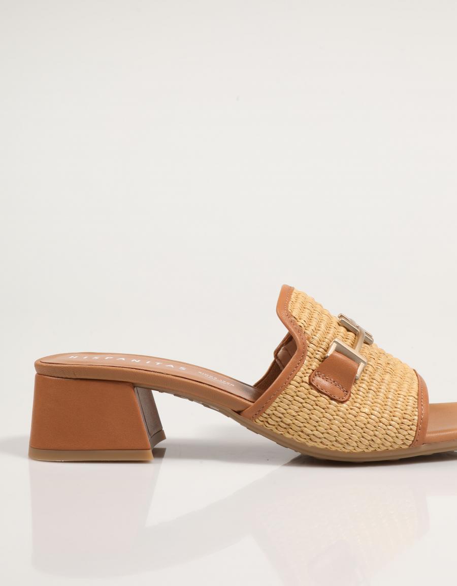 Sandales hispanites rhv254071 en couleur en cuir