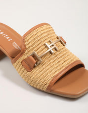 Sandales hispanites rhv254071 en couleur en cuir