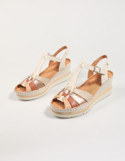 SANDALIAS PIKOLINOS AGUADULCE W3Z 1836C1 en color Blanco
