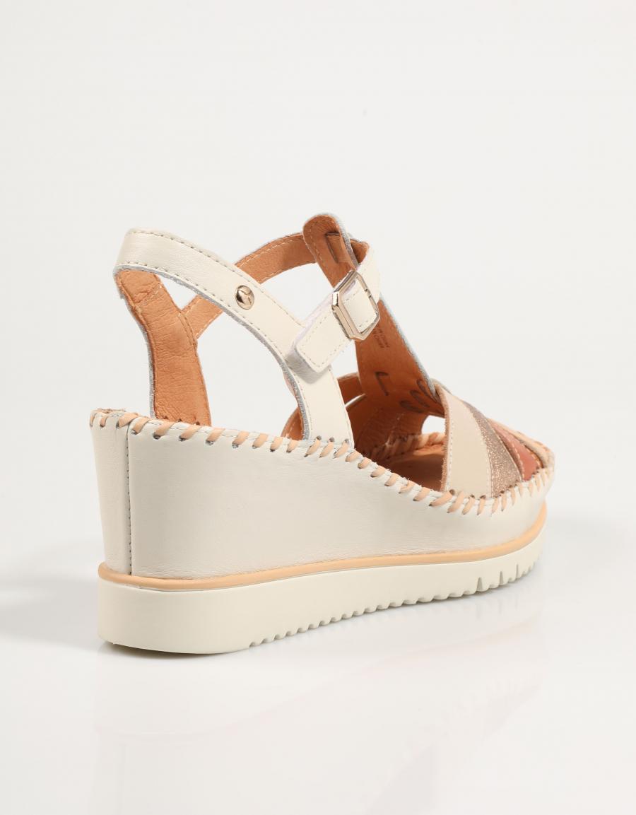 SANDALIAS PIKOLINOS AGUADULCE W3Z 1836C1 en color Blanco