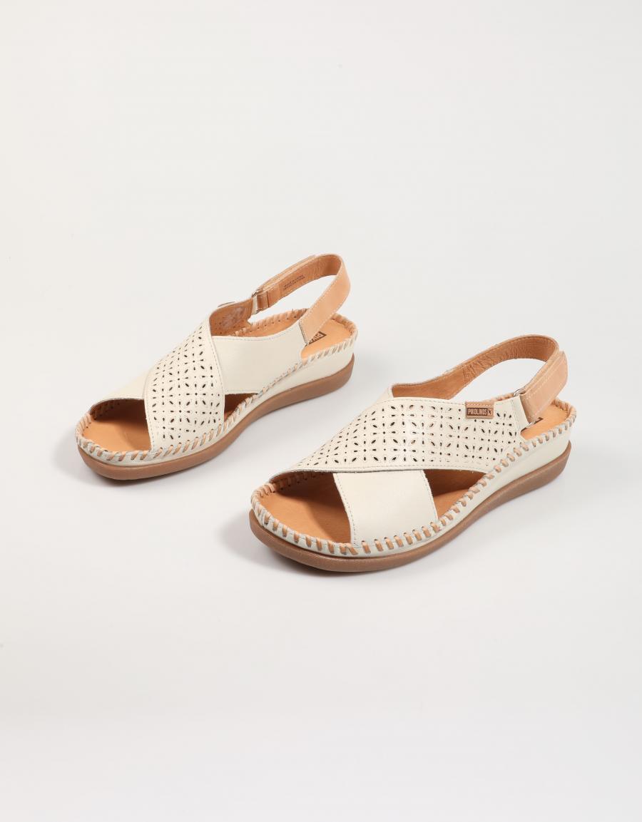 SANDALIAS PIKOLINOS CADAQUES W8K 0848C1 en color Blanco