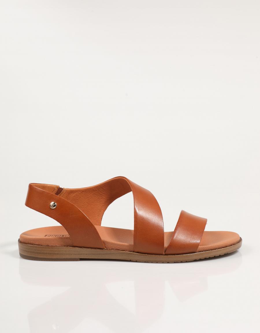 SANDALIAS PIKOLINOS FORMENTERA W8Q 0944 en color Cuero