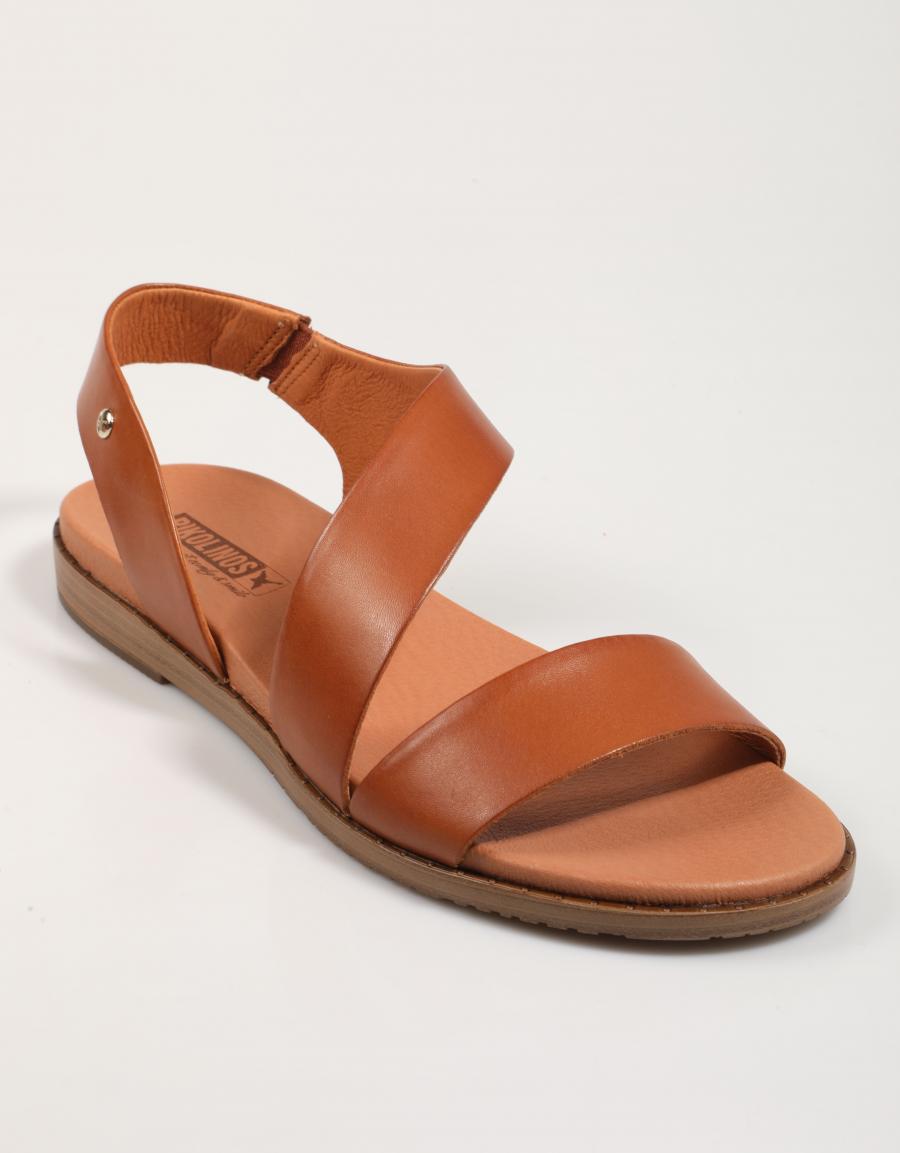 Pikolinos Formentera Sandals W8Q 0944 na cor de couro