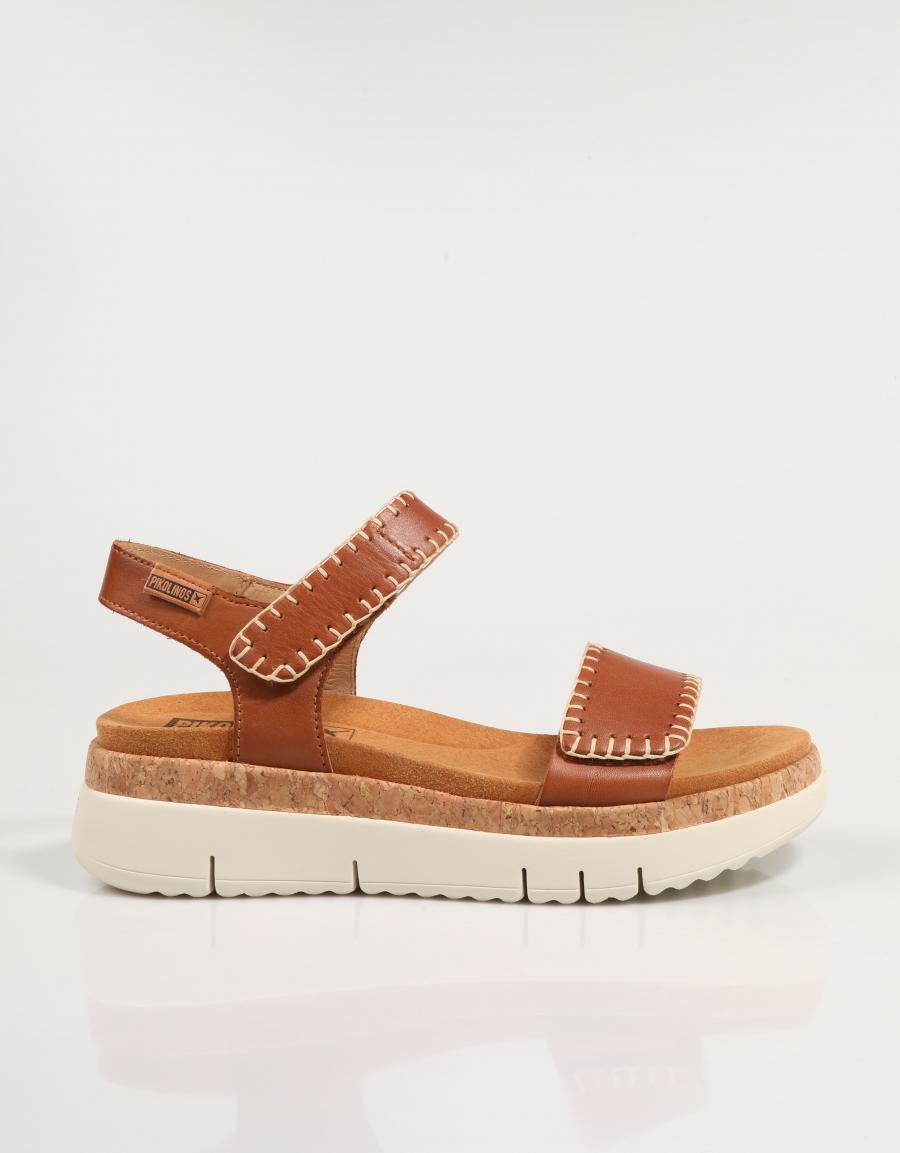 SANDALIAS PIKOLINOS PALMA W4N 0750 en color Cuero