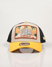 GORRA NEW ERA LICENCE PLATE TRUCKER en color Amarillo