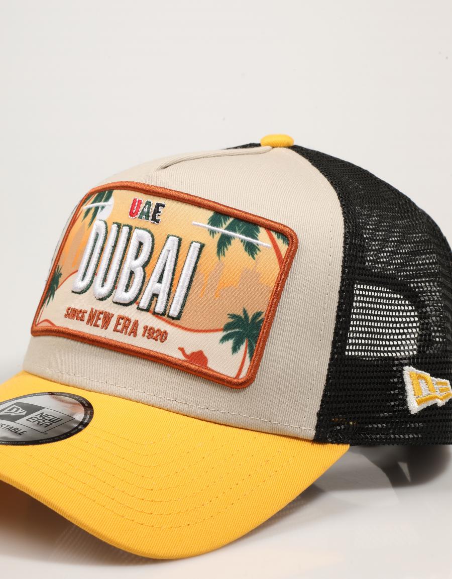 GORRA NEW ERA LICENCE PLATE TRUCKER en color Amarillo