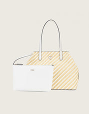 Bag GUESS Bags Vikky II Large 2 in 1 tote in beige Color