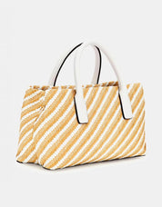 Bolso Indovina borse Simona Small Satchel en Color Beige