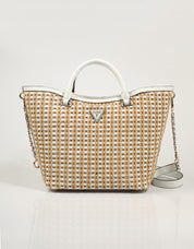Sacchetto GUESS borse atalia tote in beige color