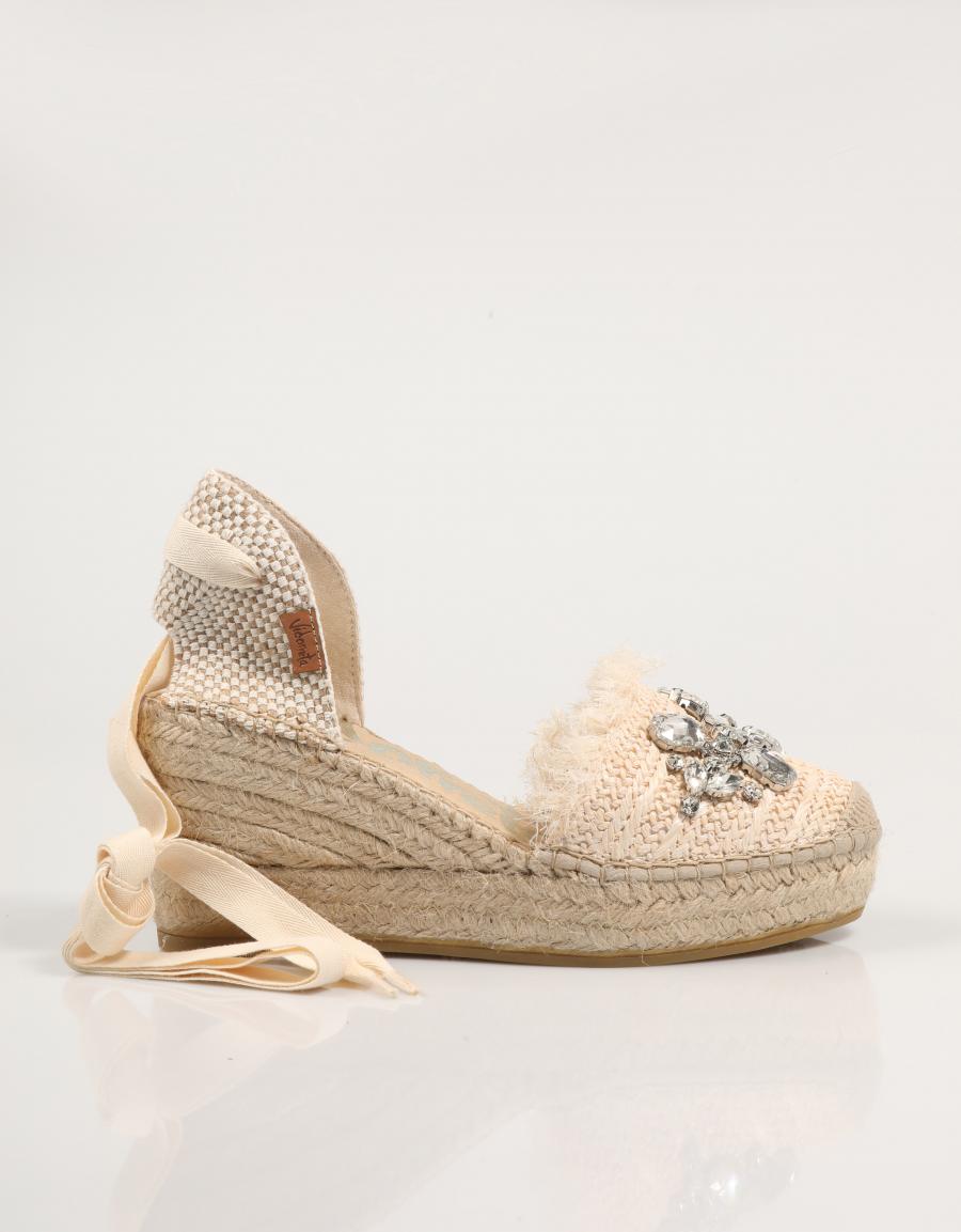VIDORRETA 06700, SANDALIAS Beige Lona 87674 – Mayka