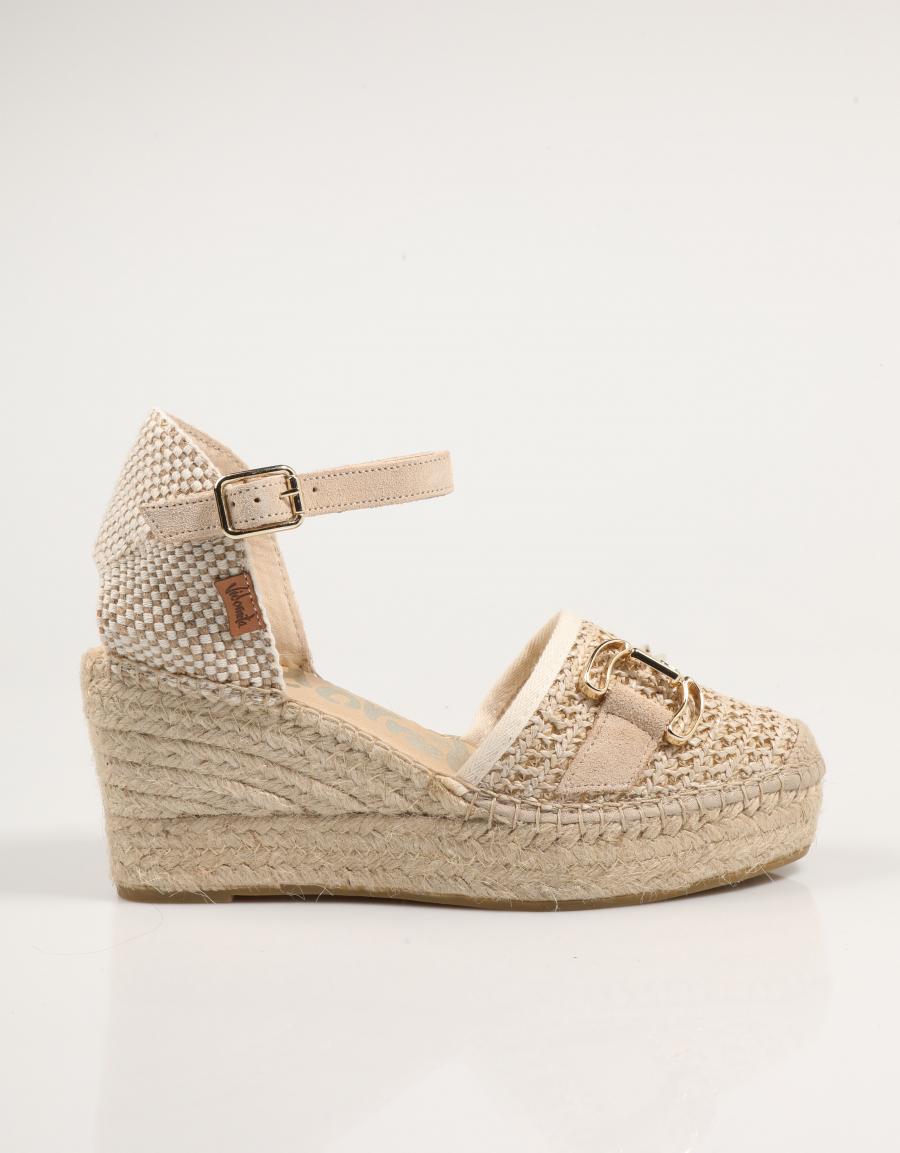 VIDORRETA 07141, SANDALIAS Beige Lona 87676 – Mayka