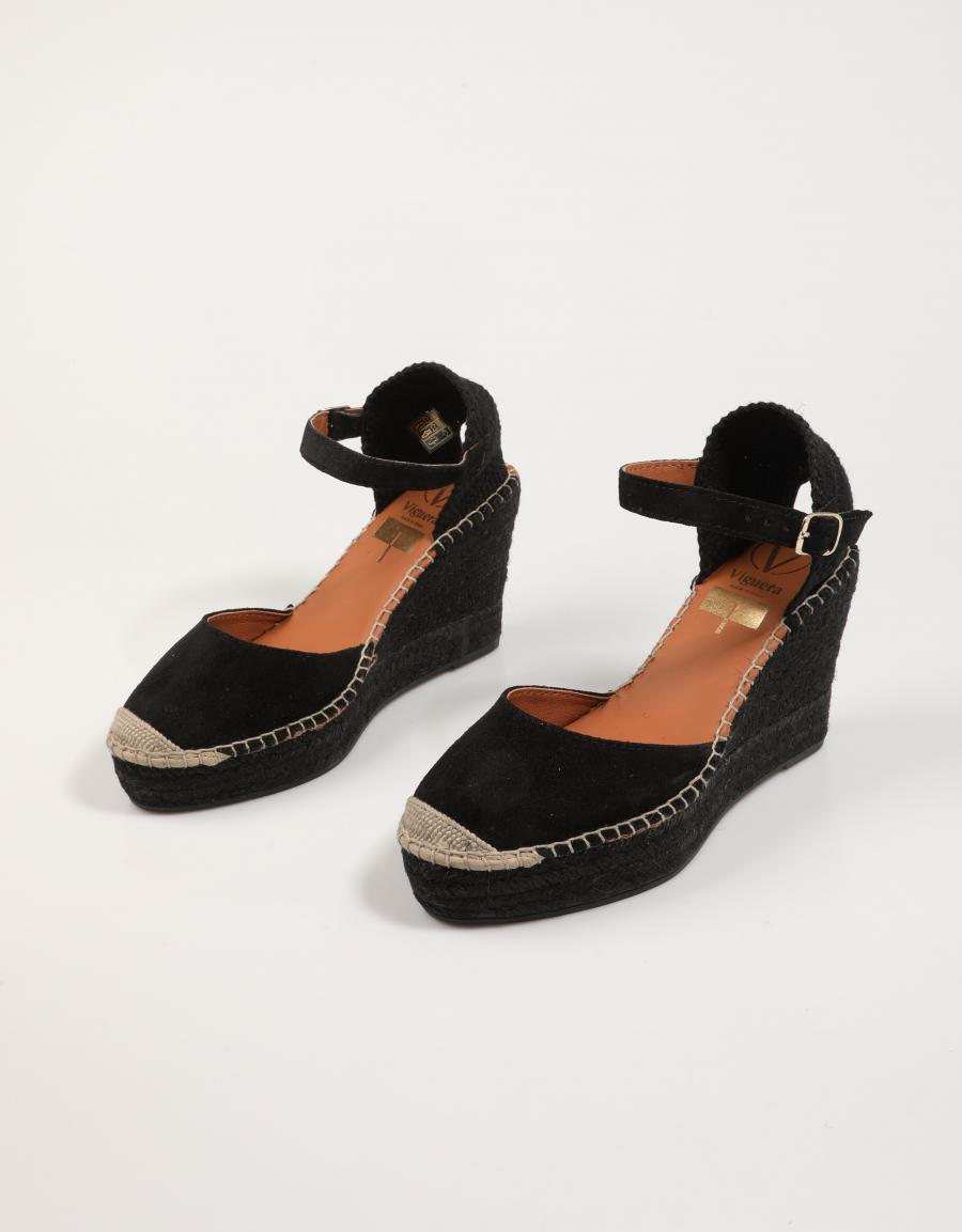 Lucia Viguera 1632 Sandales en noir