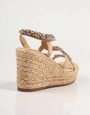 Sandalias 1276 na cor bege cor
