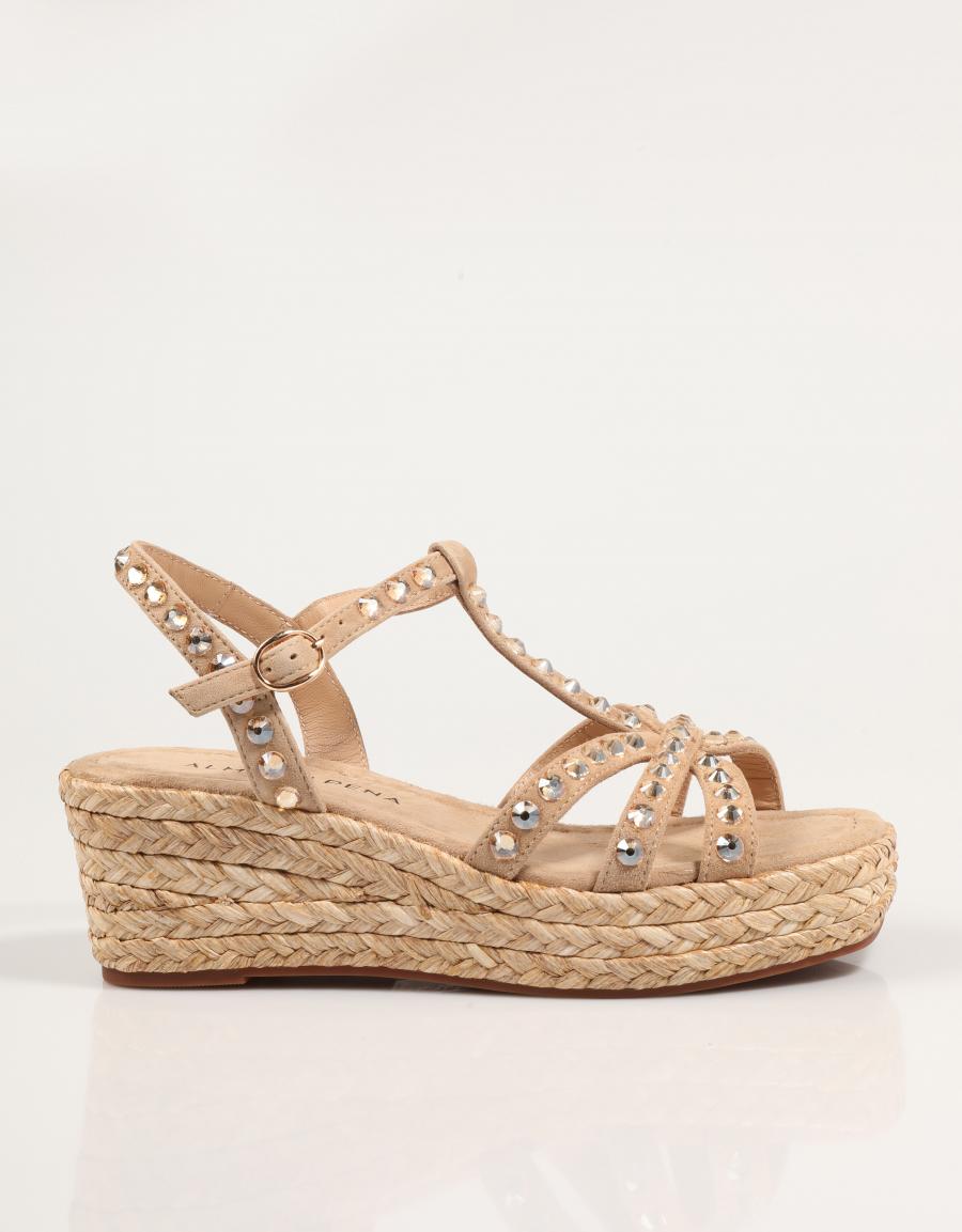 SANDALIAS ALMA EN PENA 51451 en color Beige
