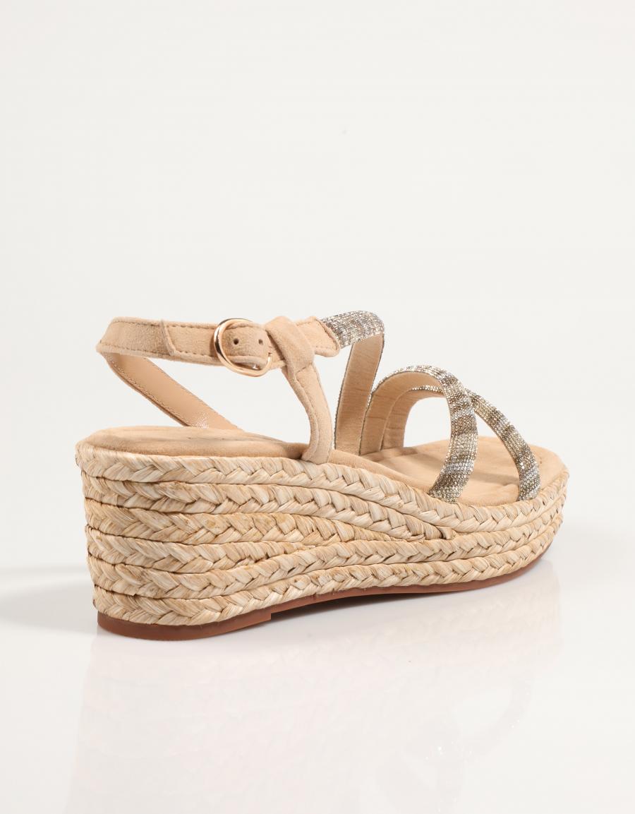 Sandalien 51455 in beige Farbe