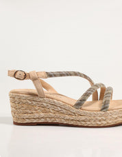 Sandalien 51455 in beige Farbe