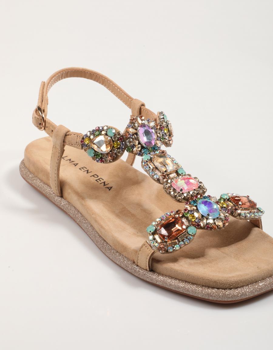 SANDALIAS ALMA EN PENA 1601 en color Beige