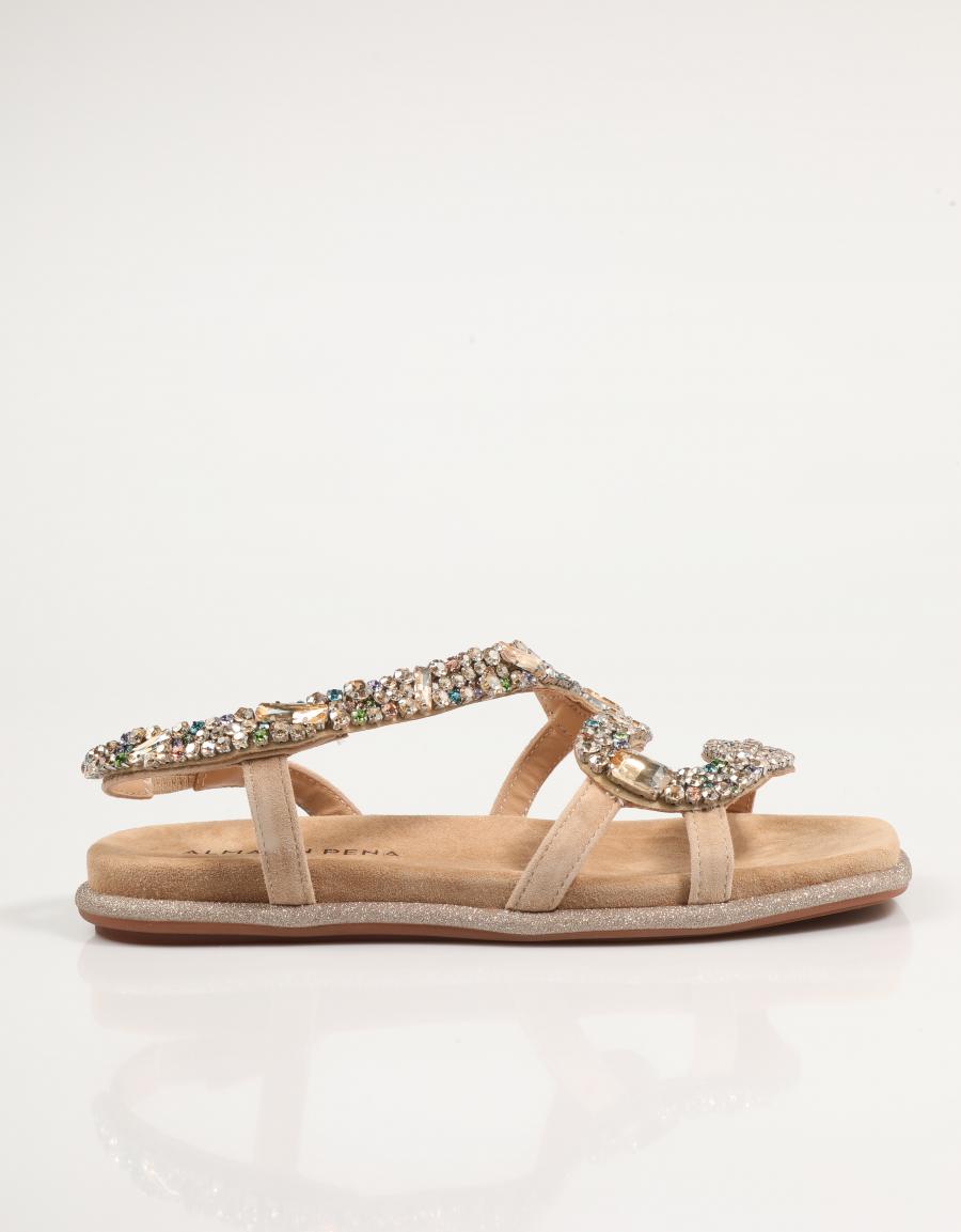Sandalien 1605 in beige Farbe