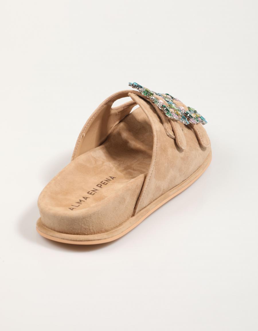 SANDALIAS 1655 in Beige color