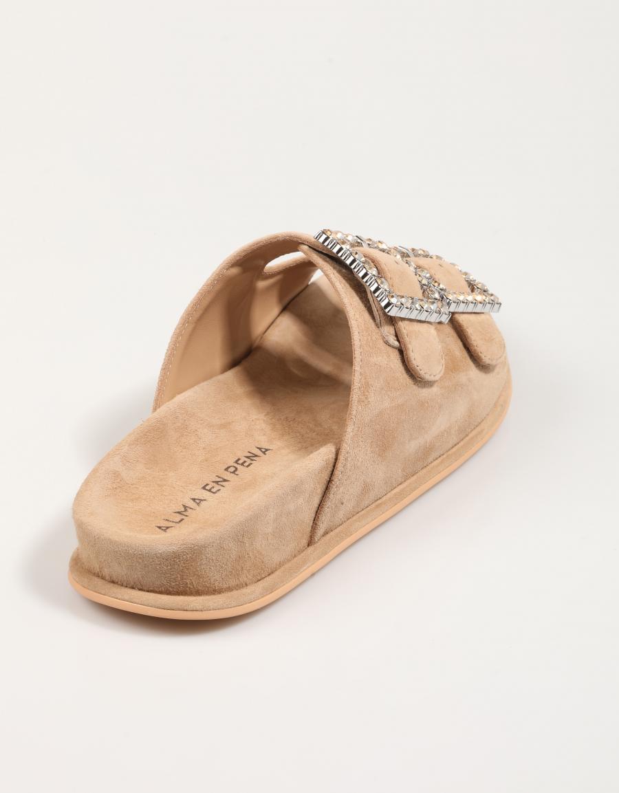 SANDALIAS ALMA EN PENA 1652 en color Beige
