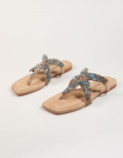 Sandalias 1973 em cor bege