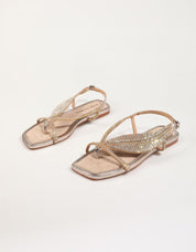 Sandalien 1926 in Farbe Beige Farbe