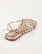 Sandalien 1926 in Farbe Beige Farbe