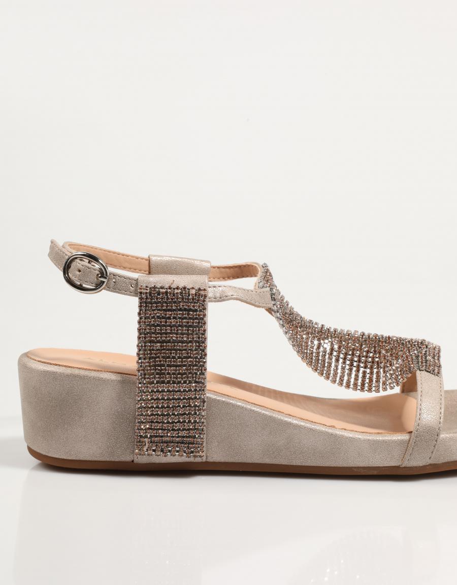 Sandalen ALMA EN PENA 51776 in Bronzefarbe