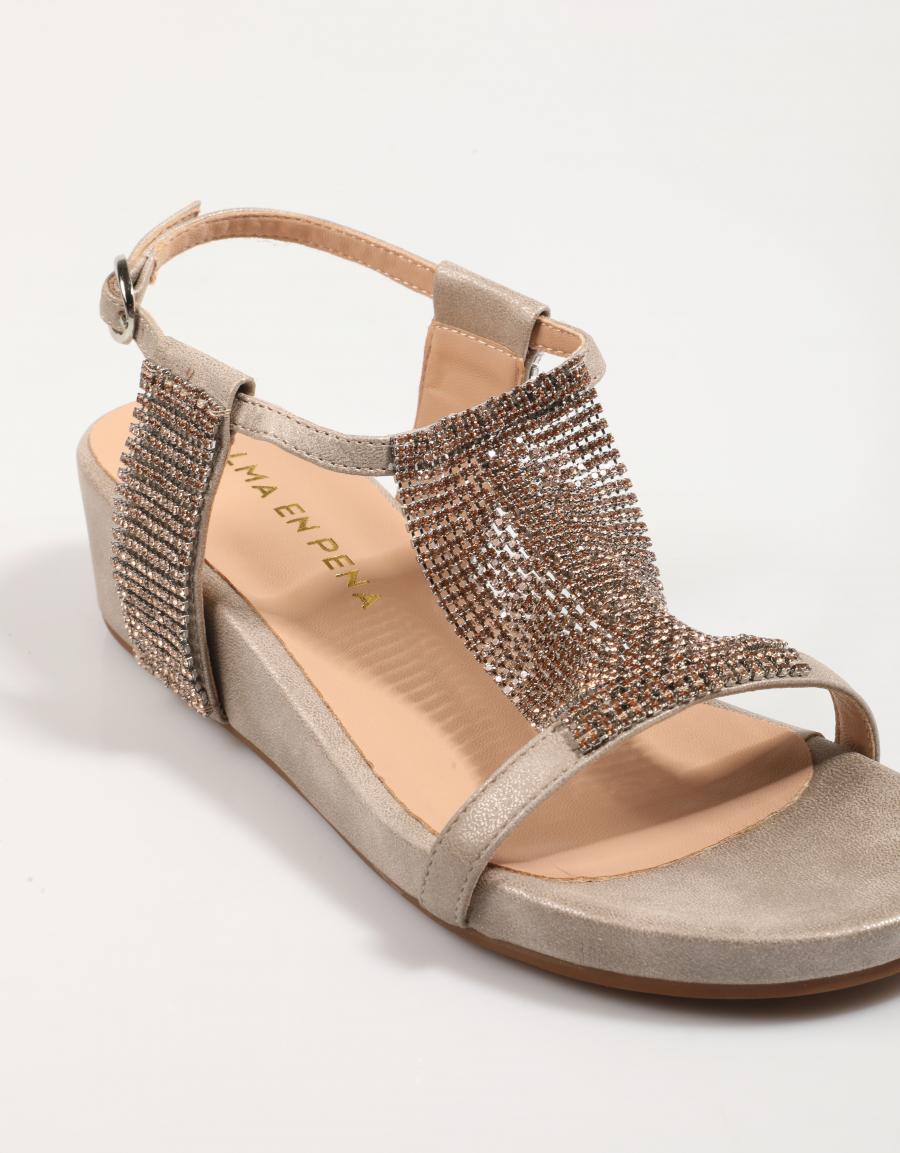 Sandalen ALMA EN PENA 51776 in Bronzefarbe