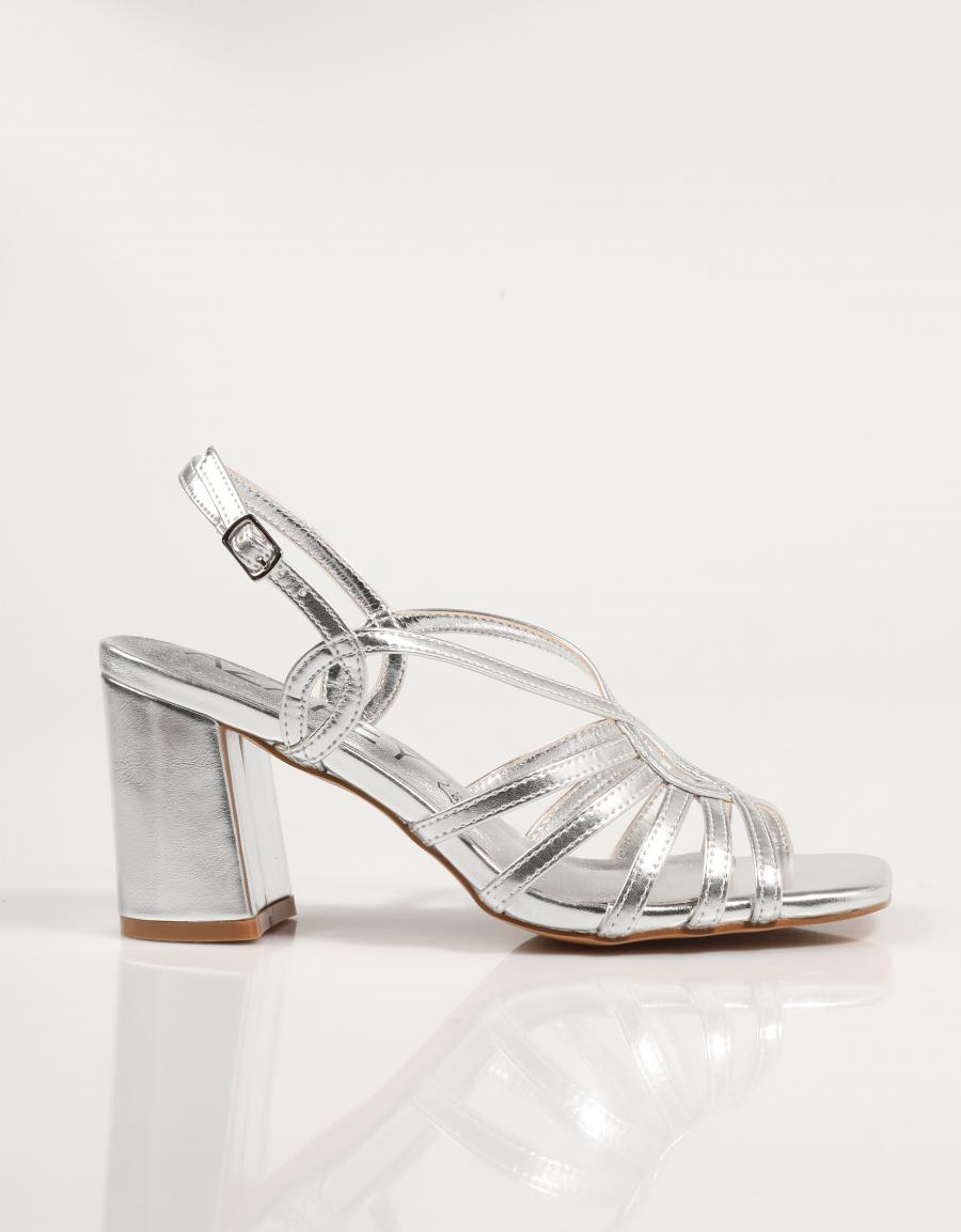 SANDALIAS AZAREY 459J457 en color Plata
