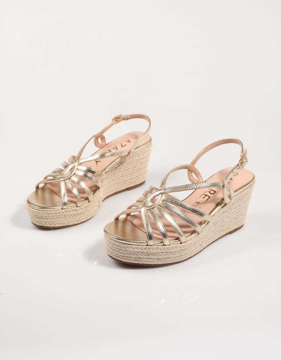Sandalias Azarey 501J718 en Gold Farbe