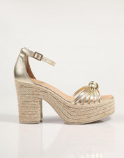 Gaimo Melissa Sandals in Platinum Color