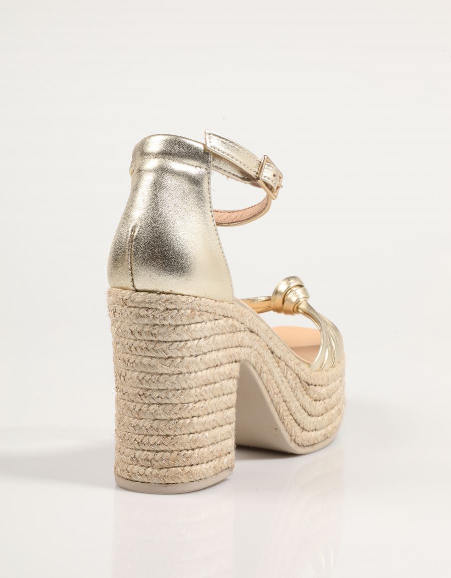 Gaimo Melissa Sandals in Platinum Color