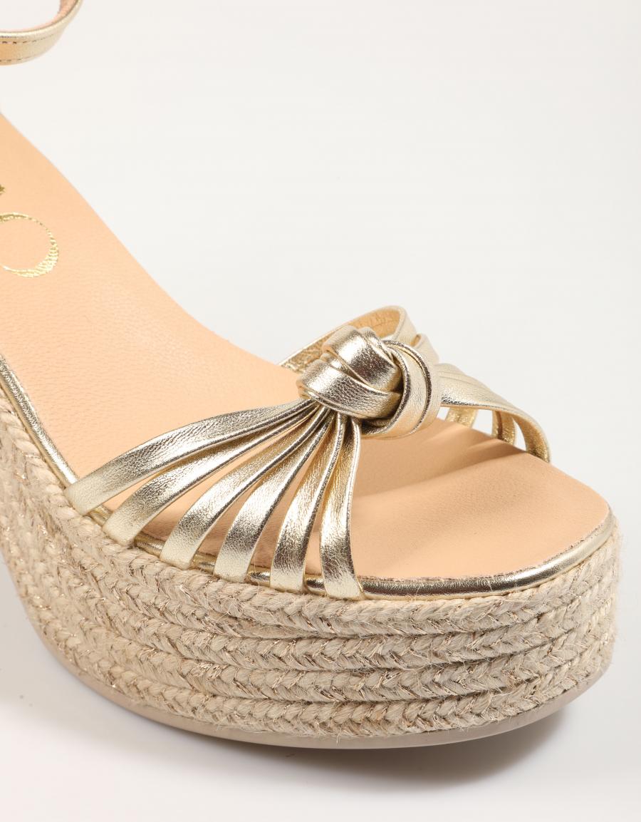 Gaimo Melissa Sandals in Platinum Color