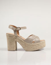 Sandales Gaimo Natalis en couleur platine