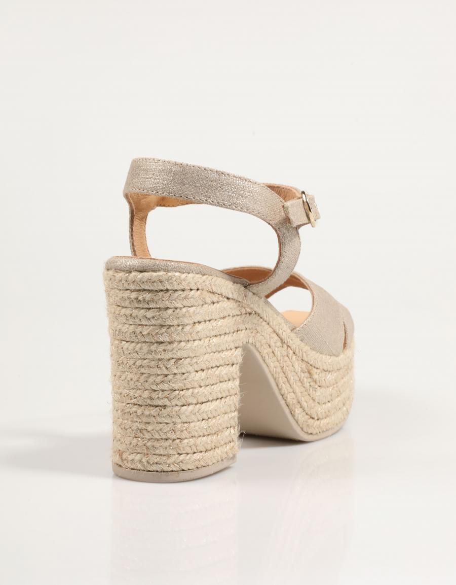 Sandales Gaimo Natalis en couleur platine