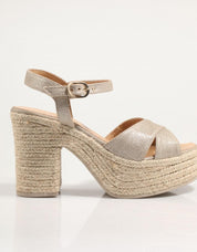 Sandales Gaimo Natalis en couleur platine