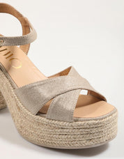 Sandales Gaimo Natalis en couleur platine
