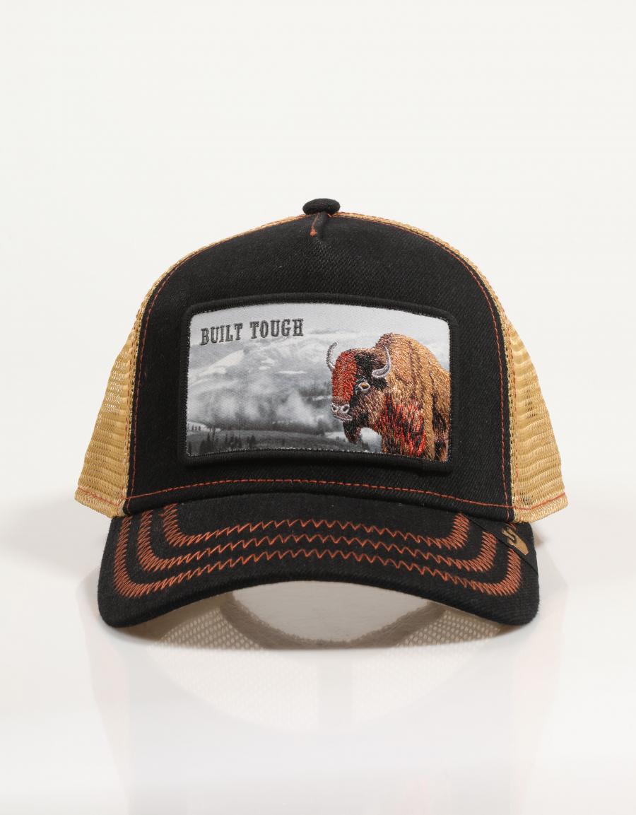 Gorra Goorin Bros 101-2028 Construit coeur sauvage dur en couleur nègre