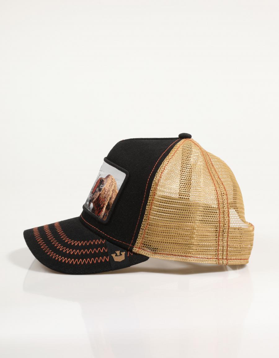 Gorra Goorin Bros 101-2028 Construit coeur sauvage dur en couleur nègre