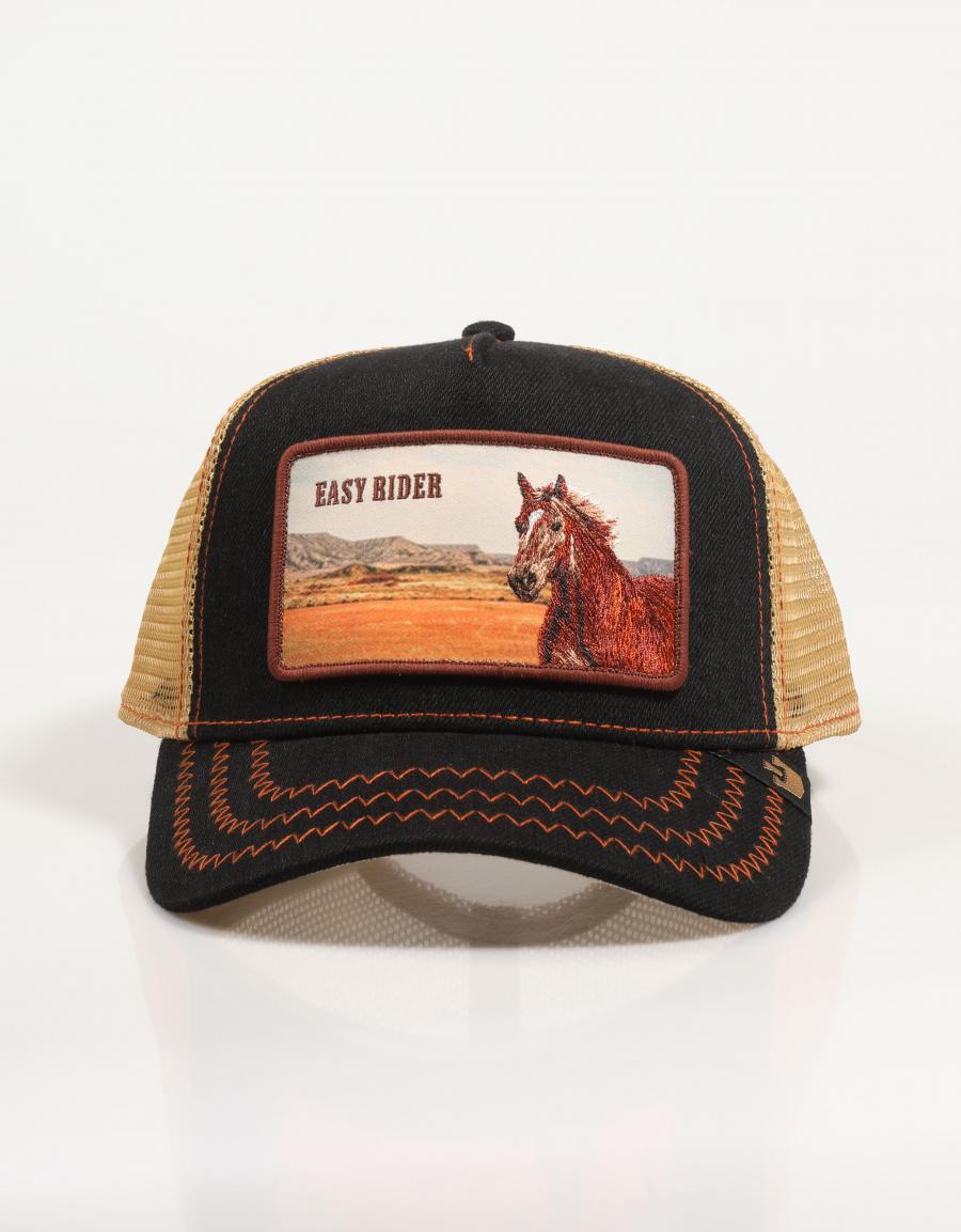 GOORIN BROS 101-2028 Easy Rider Wild Heart Heart in Black