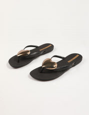 CHANCLAS IPANEMA MAXI FASHION IV FEM 83652 en color Negro